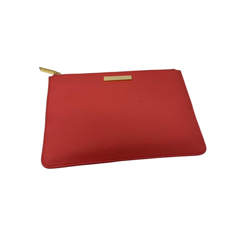NEW! Katie Loxton London Pebble Leather Clutch Pink Gold Wallet Bag Barbie
